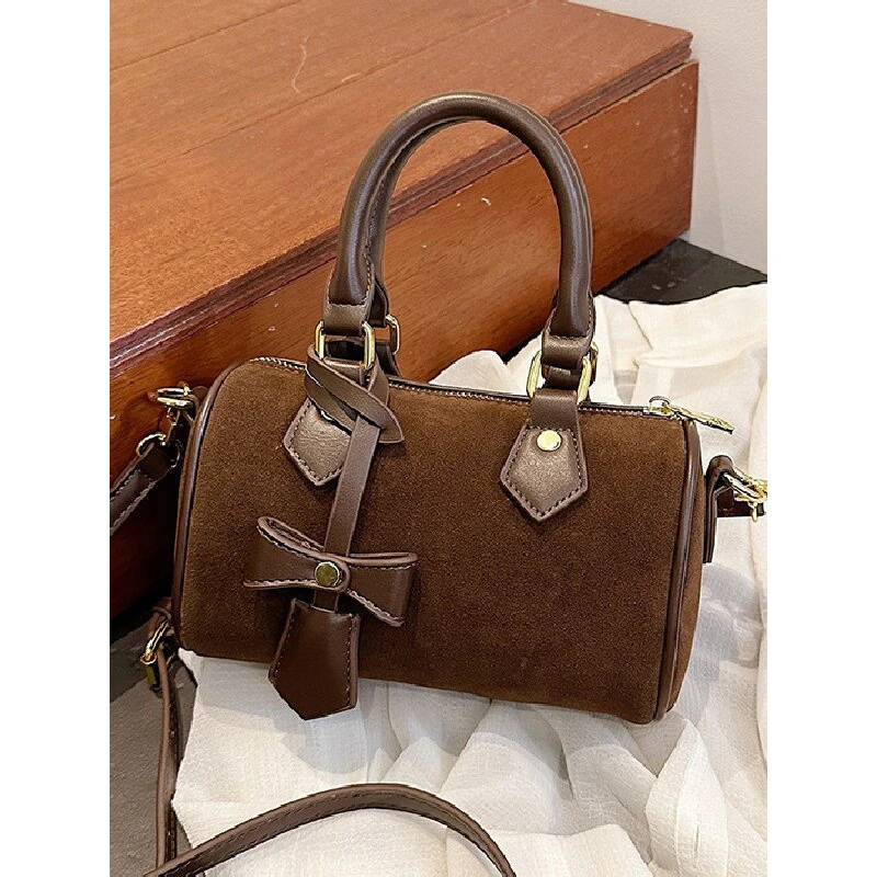 百搭2025年秋季新款时尚迷你枕头包高级百搭波士顿手提单肩斜挎包