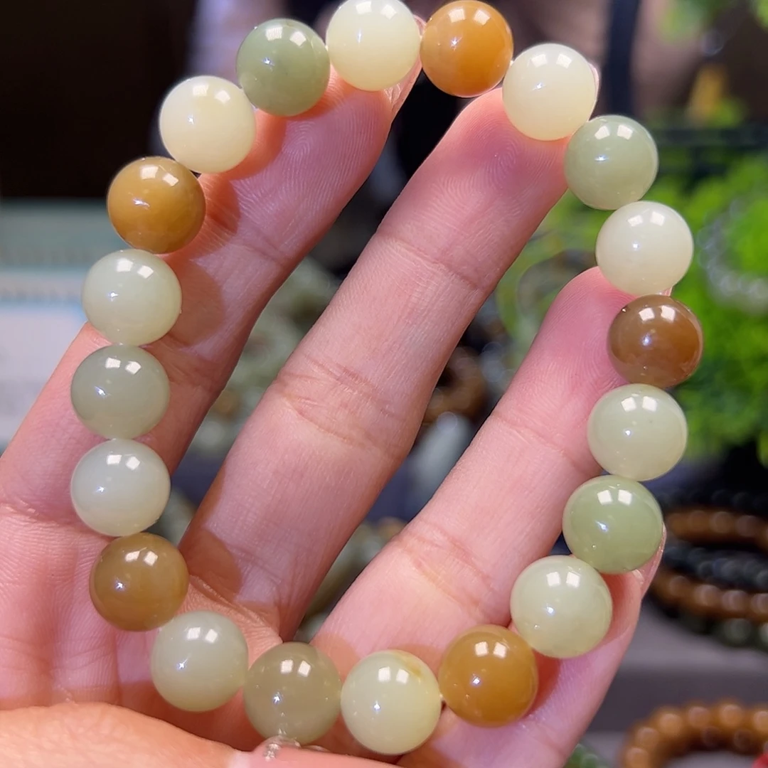 和田玉未镶嵌手链