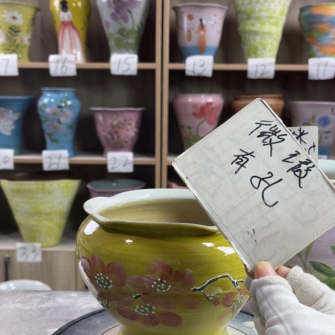 景德镇陶瓷花盆花盆