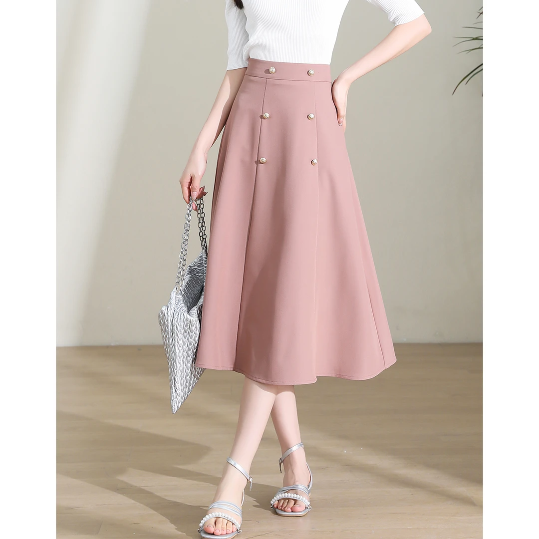 【小樱专属】气质通勤显瘦A字裙高端简约裙AN24C2220