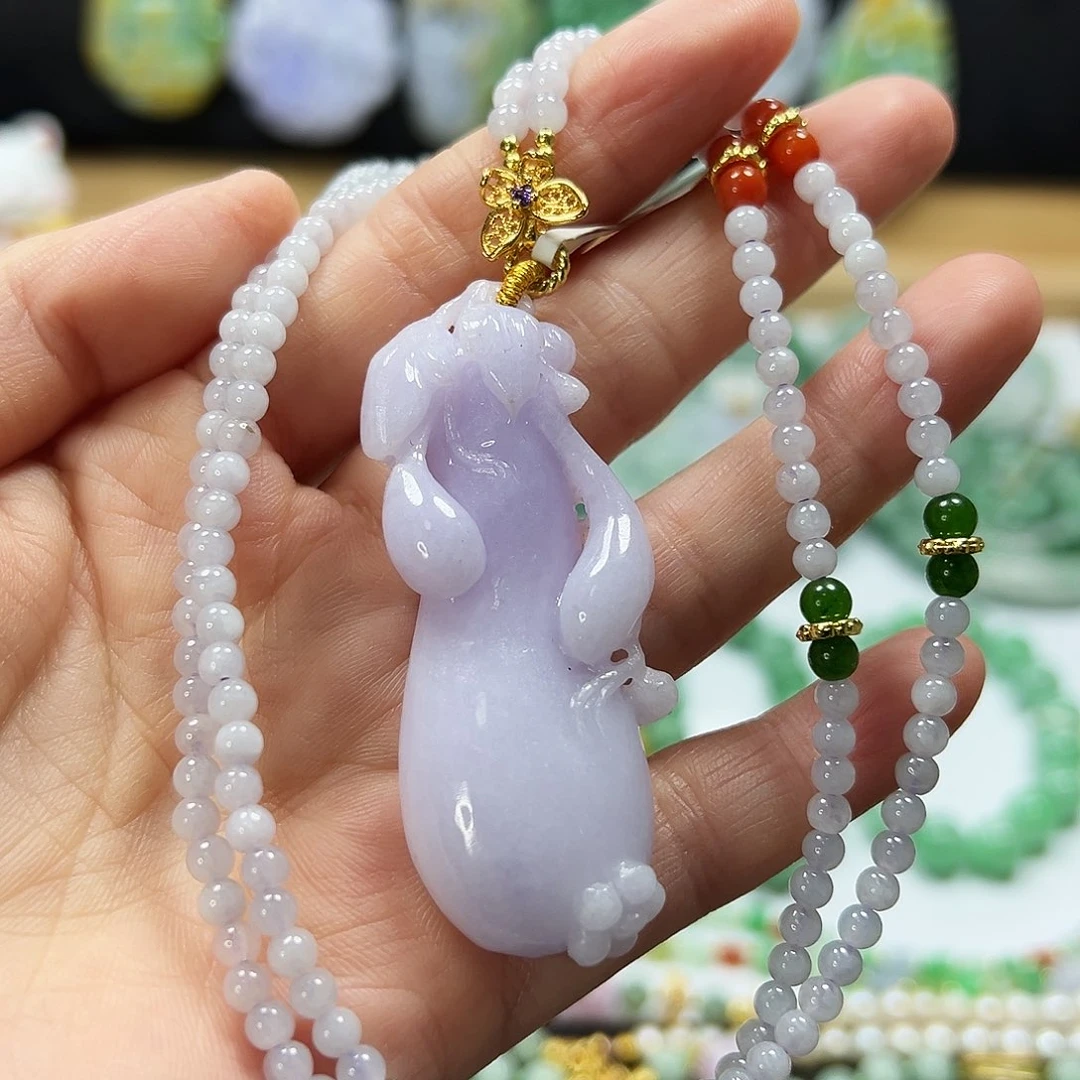 翡翠未镶嵌颈饰吊坠