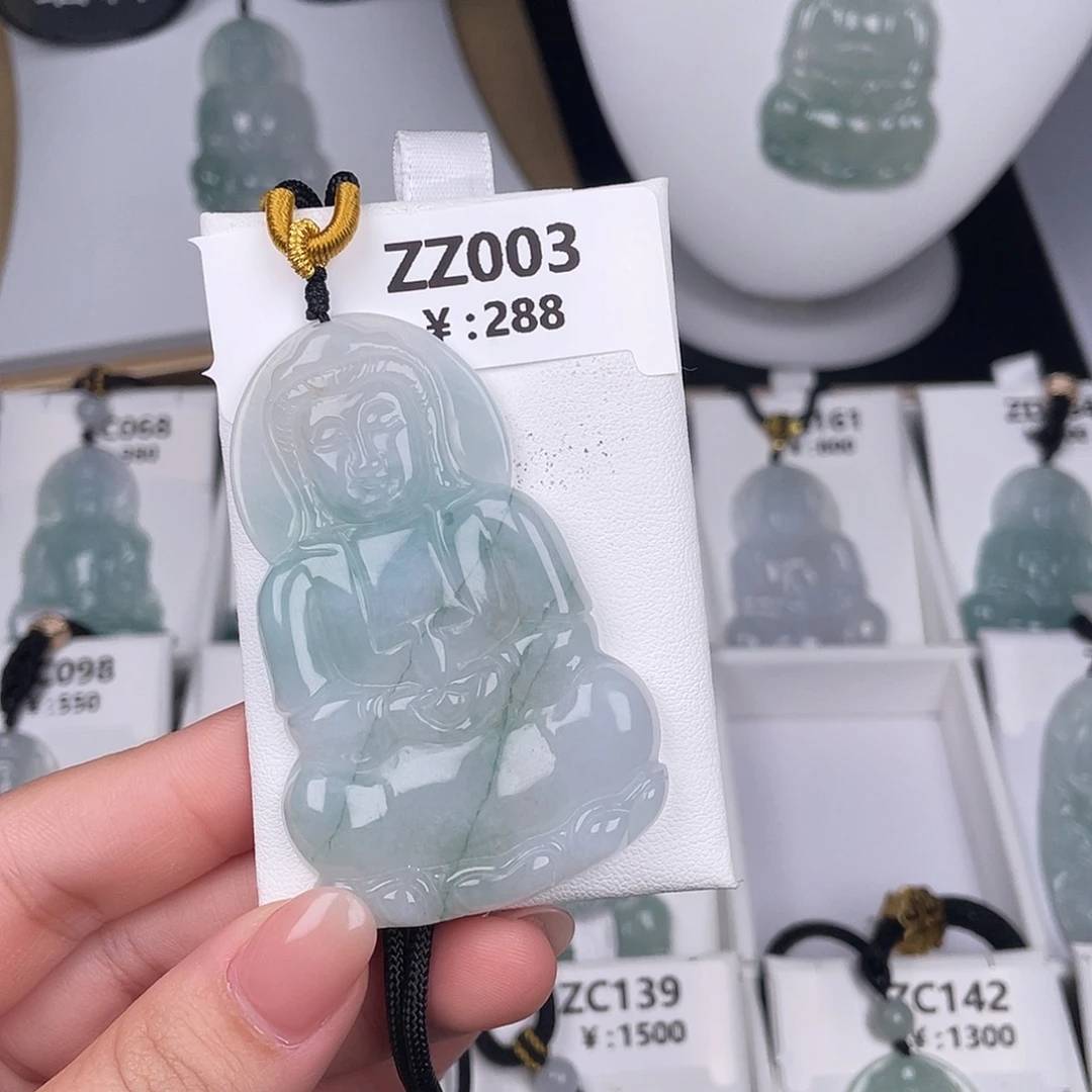 翡翠未镶嵌颈饰zz003