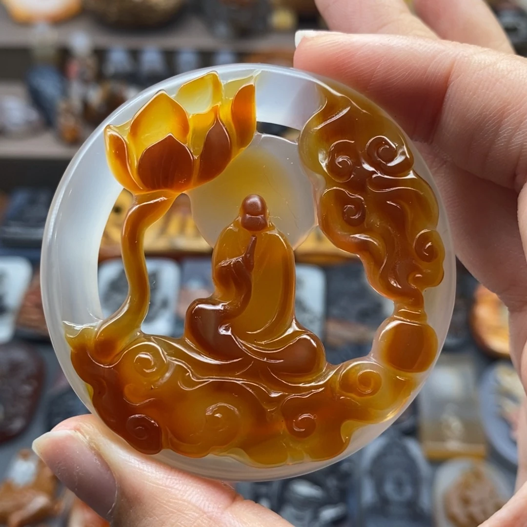 玛瑙/玉髓吊坠(不含链)未镶嵌