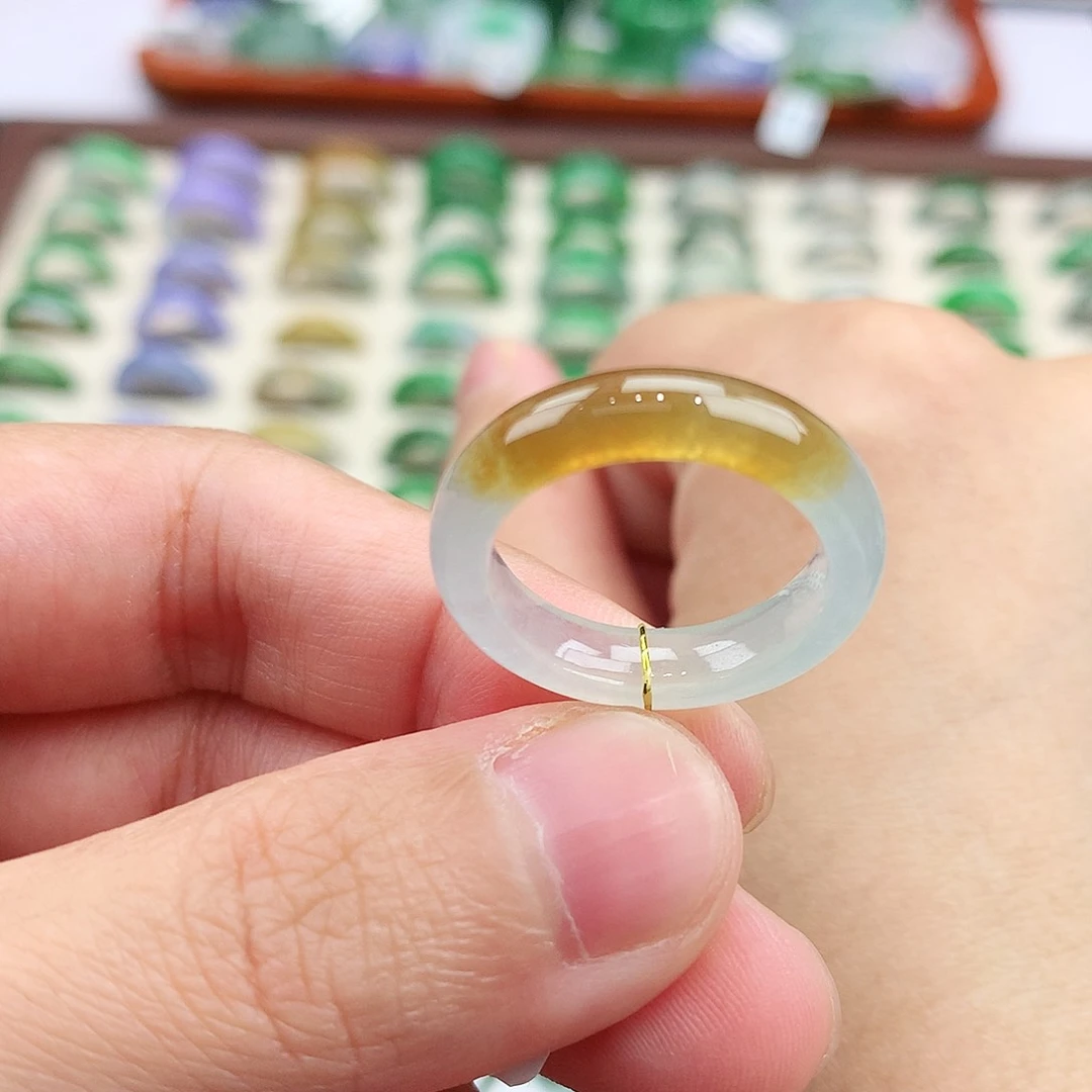 翡翠戒指未镶嵌15号