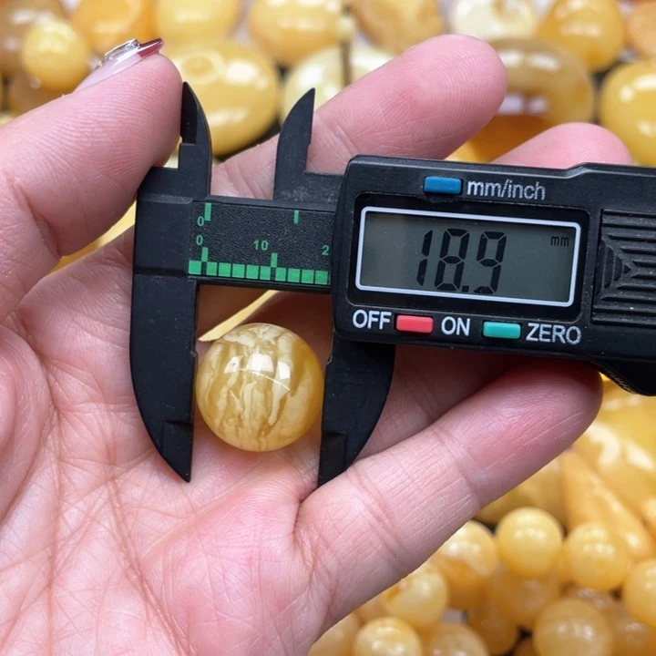 蜜蜡裸石未镶嵌蜜蜡珠子