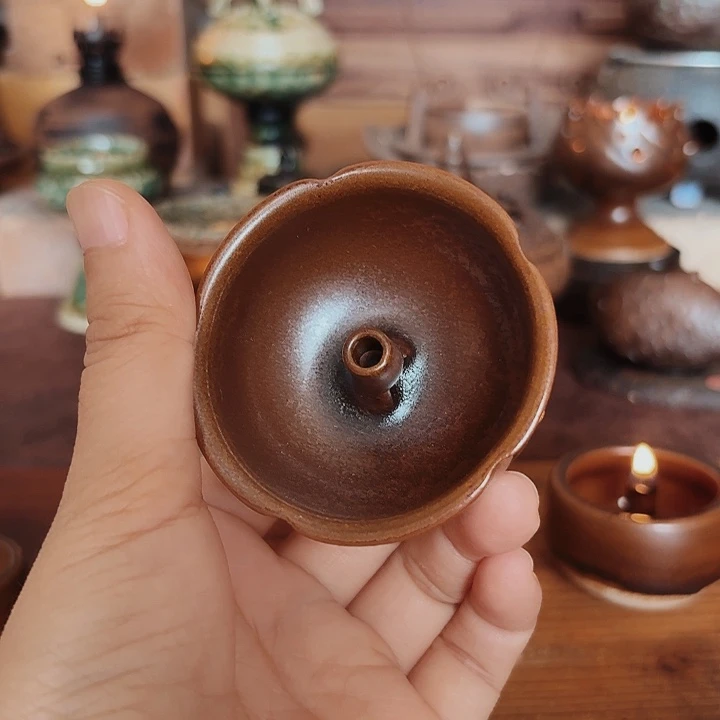 孤*景德镇陶瓷艺术油灯