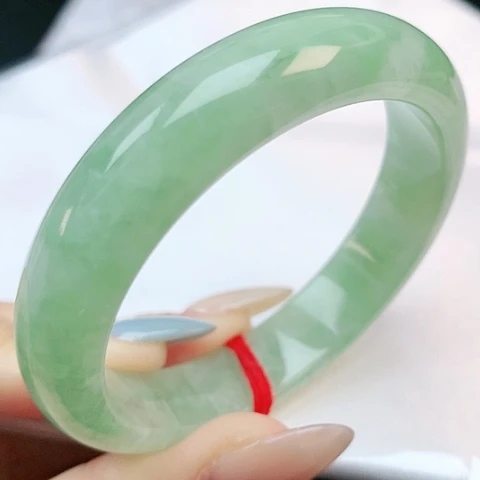 未镶嵌手镯翡翠52圈口250008