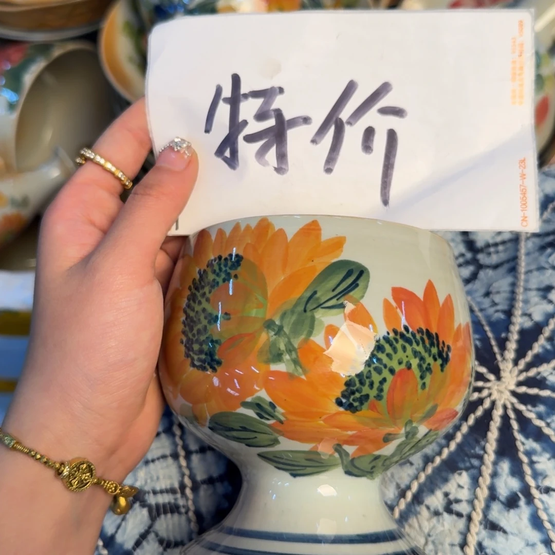 瓷片景德镇陶瓷手工手绘