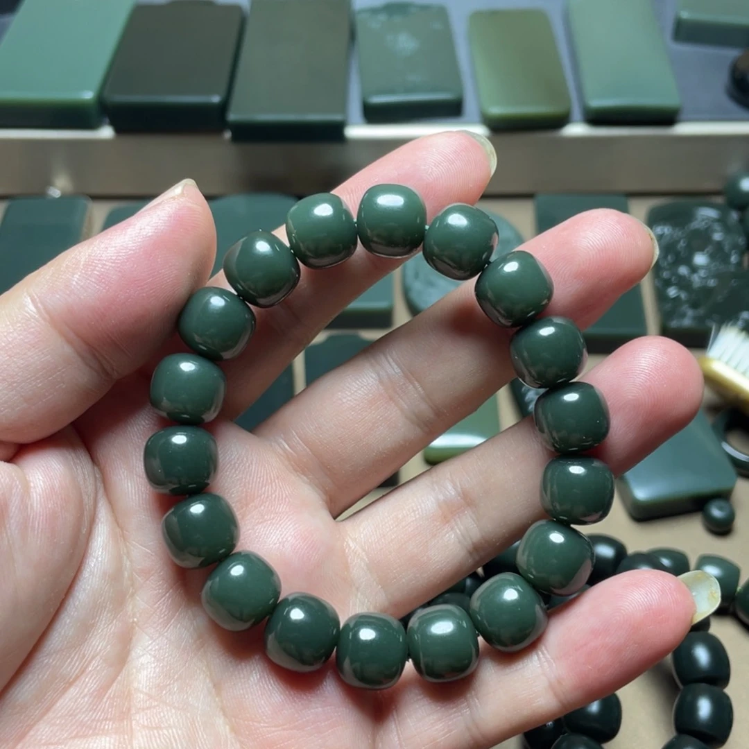 手链未镶嵌和田玉（糖玉）