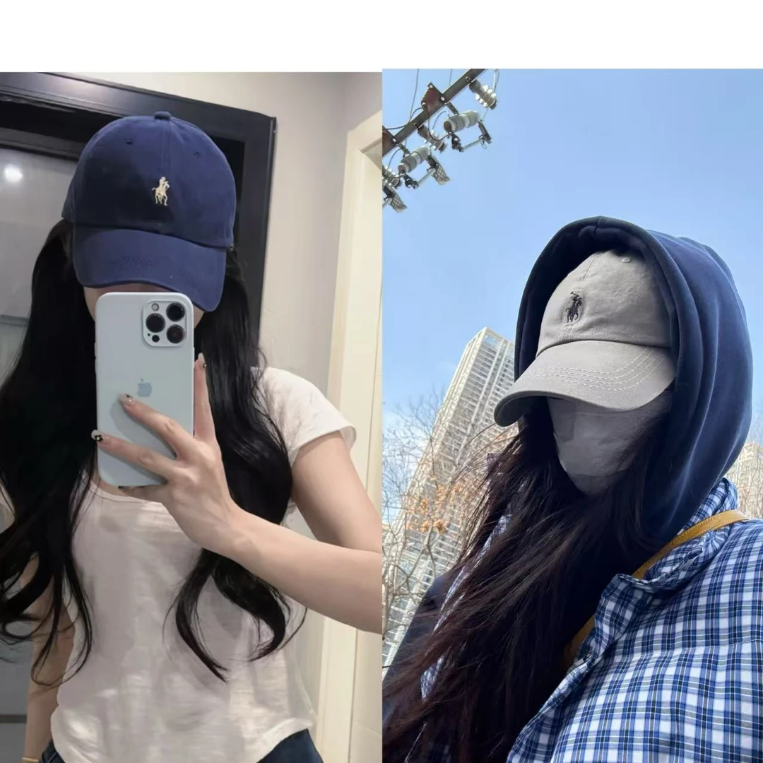 徐秋阳  灰色小马棒球帽  百搭时尚休闲设计棒球帽