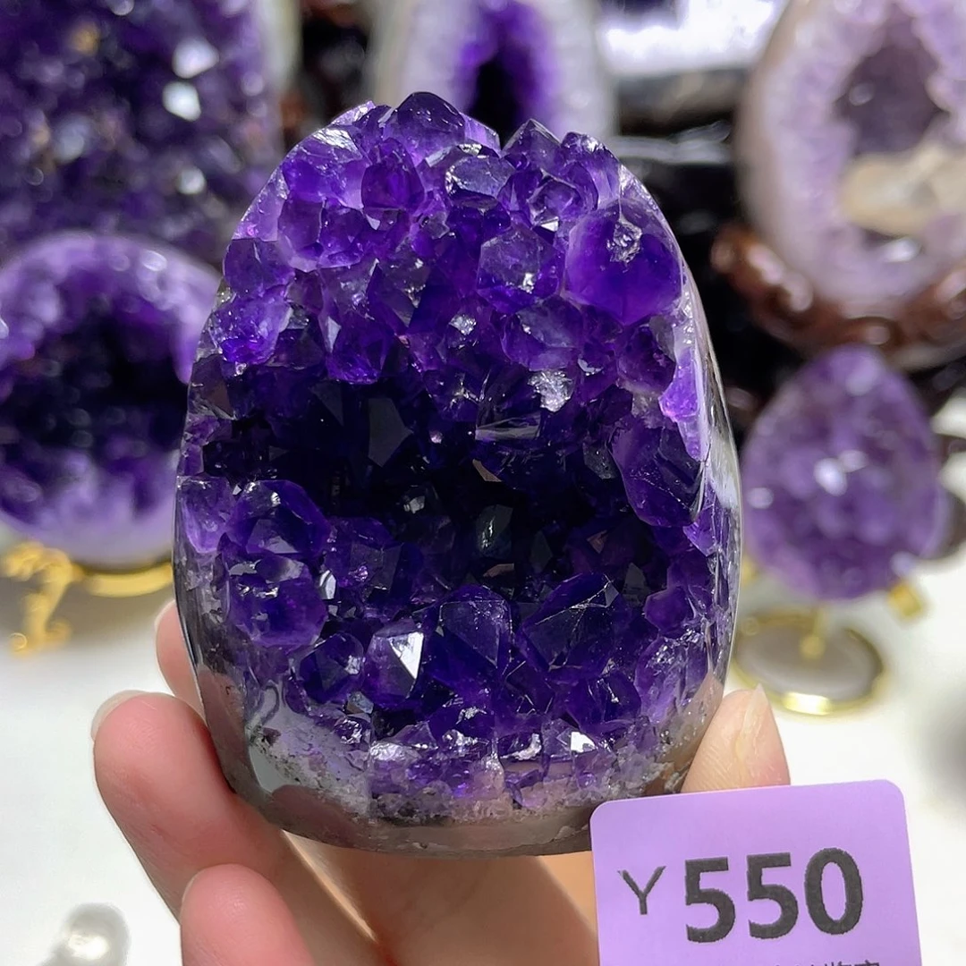 紫晶摆件未镶嵌紫晶