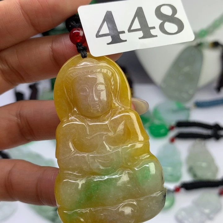 翡翠未镶嵌颈饰源头