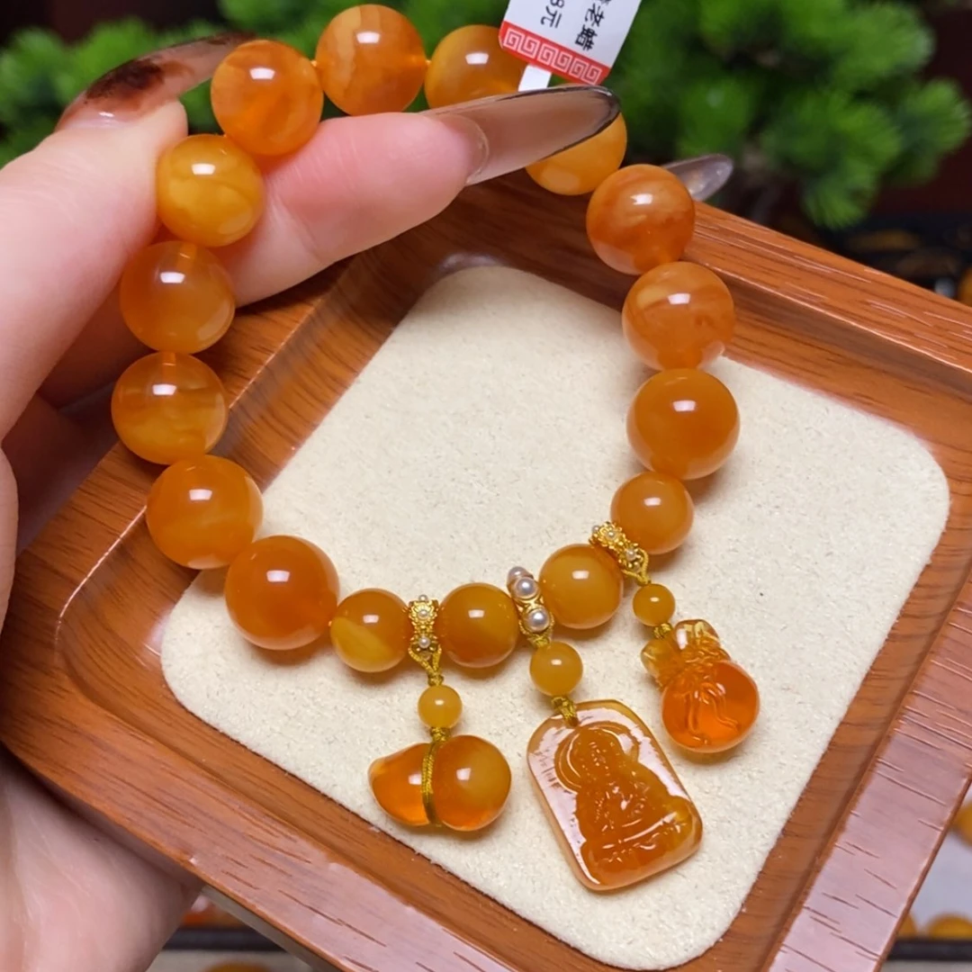 【闪购商品】蜜蜡颈饰未镶嵌手串