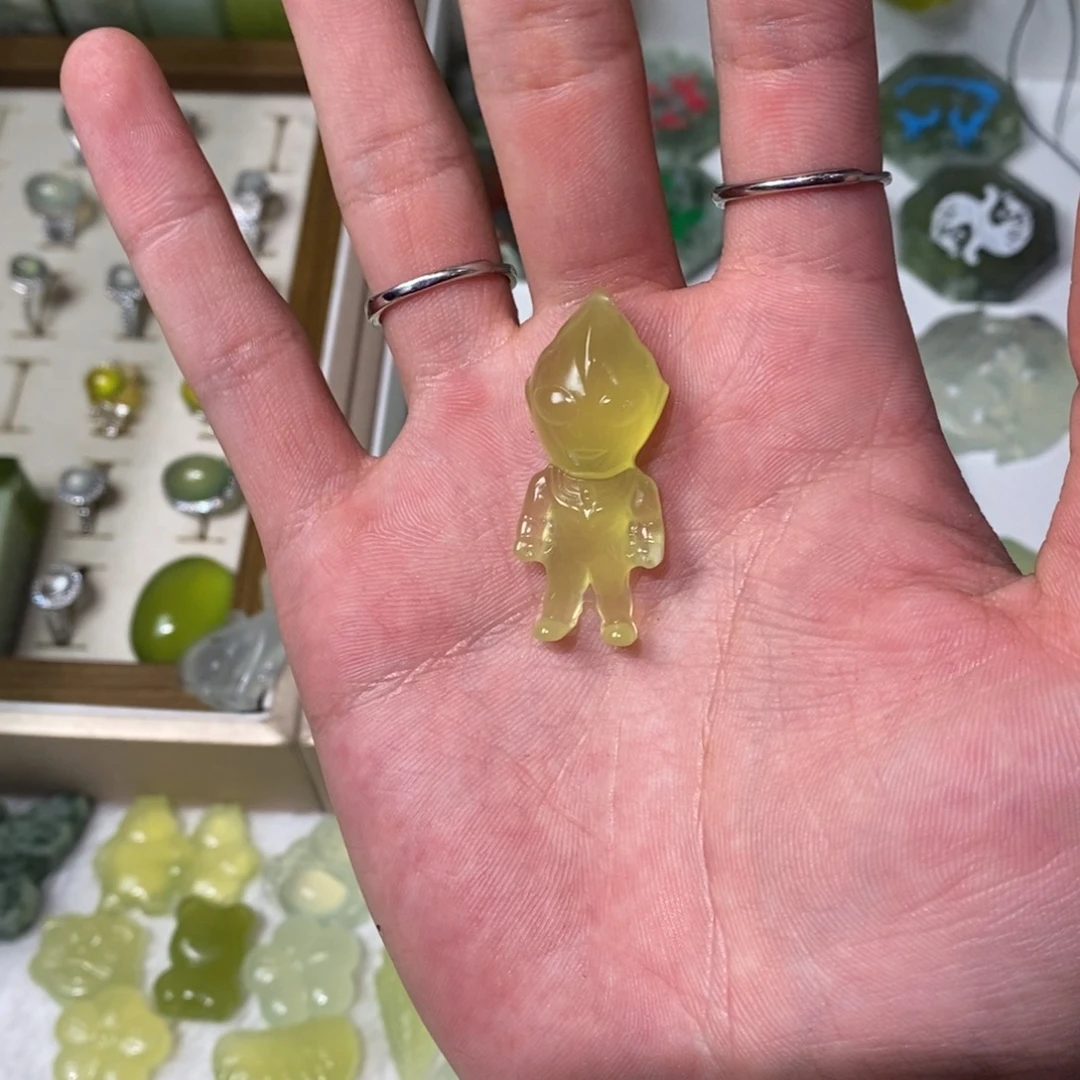 未镶嵌岫玉吊坠(不含链)