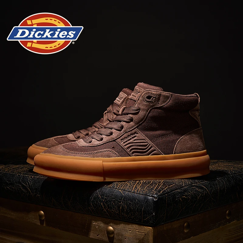 Dickies男鞋2025新款冬季百搭潮流板鞋透气高帮德训鞋时尚休闲鞋