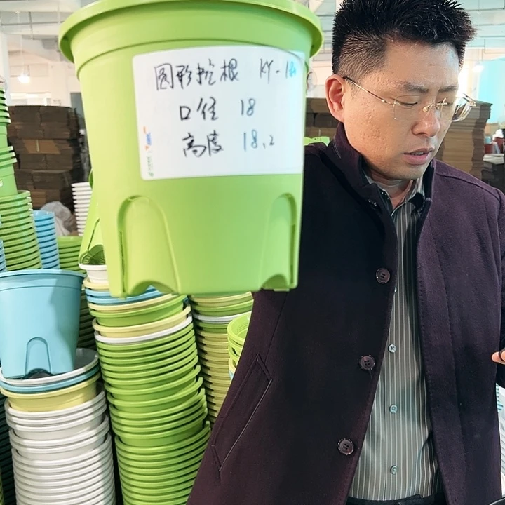 正品圆控口18高18绿色带托8只