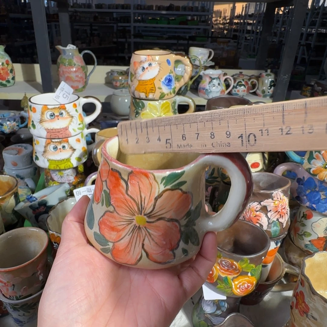 紫砂景德镇手工陶瓷釉下彩微瑕26