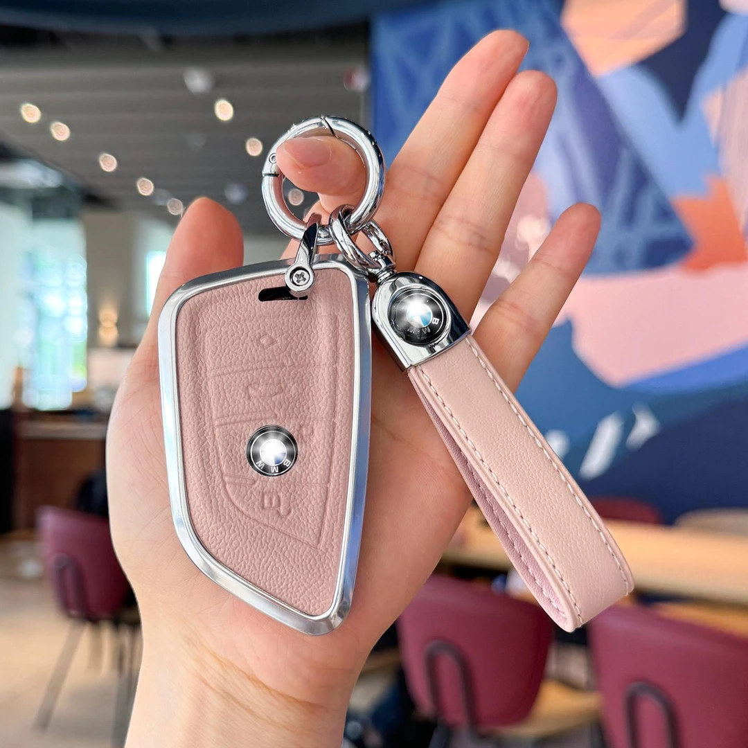 适用于宝马3系钥匙套5系x1x2x3x5x6刀锋525lix3真皮330li高档i3壳