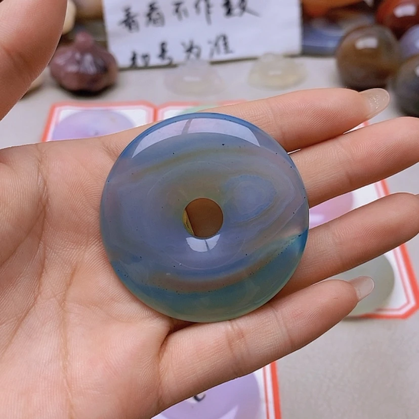 【闪购商品】未镶嵌玛瑙/玉髓珠宝半成品6*