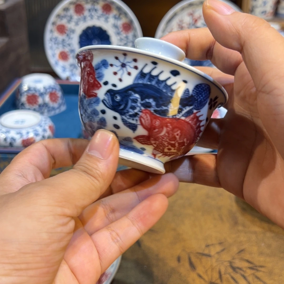 摆件景德镇茶器百宝箱