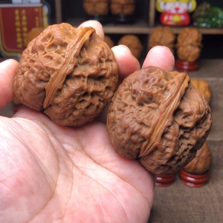 把件文玩核桃39虎头蟾48尺