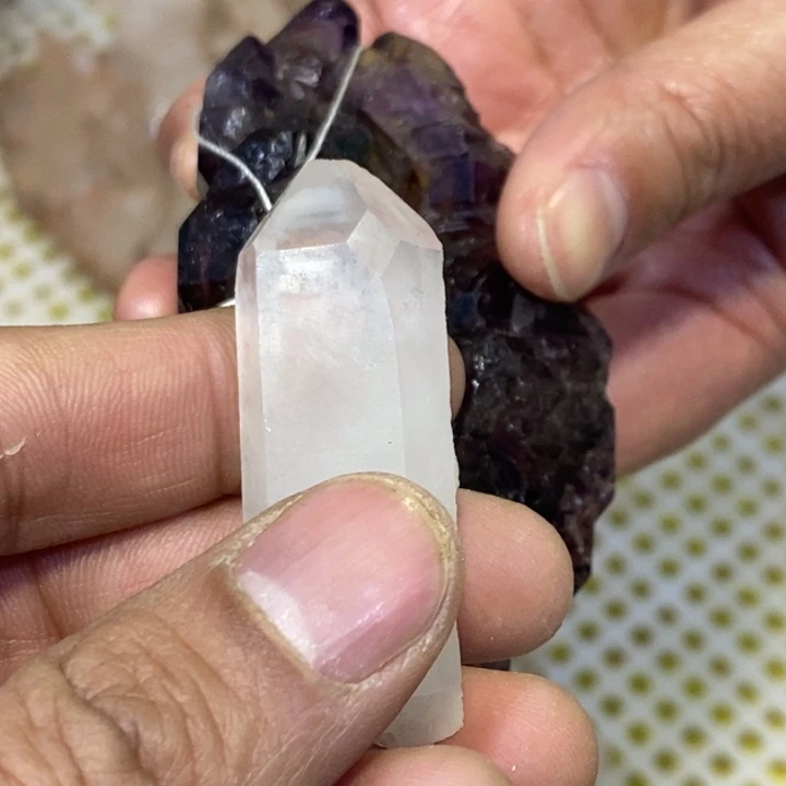 水晶水晶原石摆件未镶嵌鱼****?