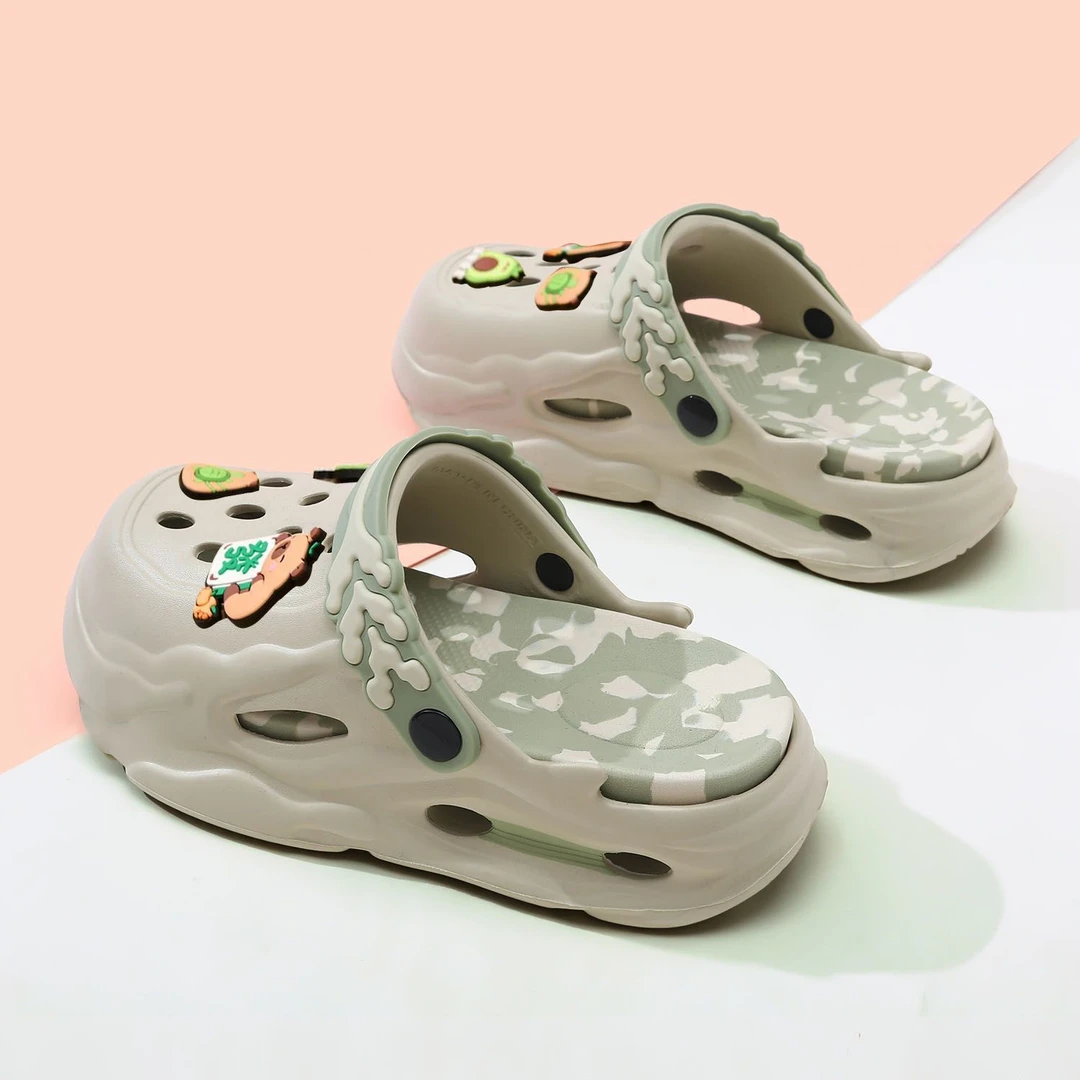 洞洞鞋女夏季外穿2025新款时尚增高厚底时尚包头防滑情侣沙滩拖鞋