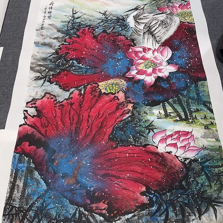 国画今天早上国画作品欣赏