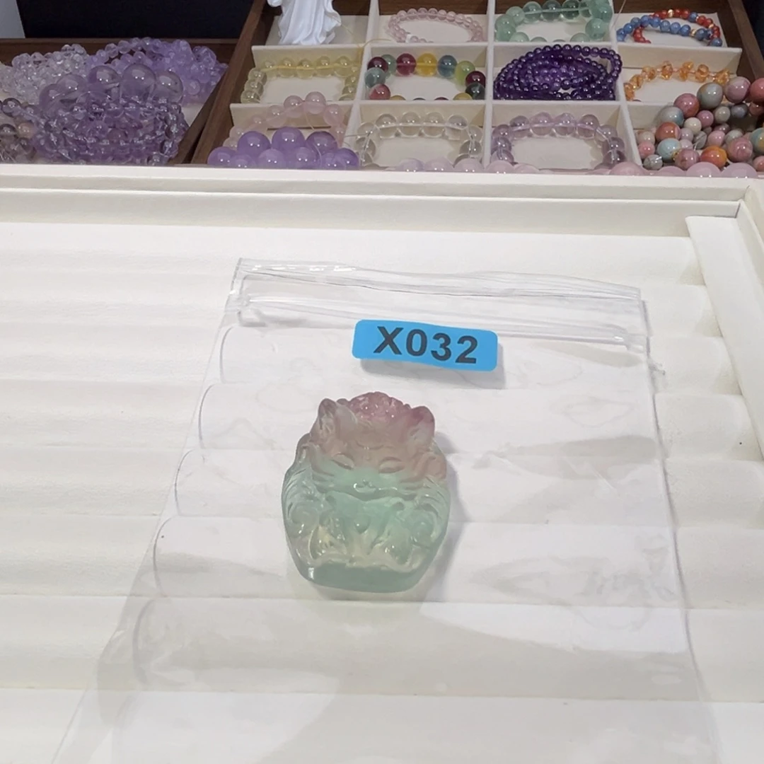手串未镶嵌水晶莹石狐狸牌牌