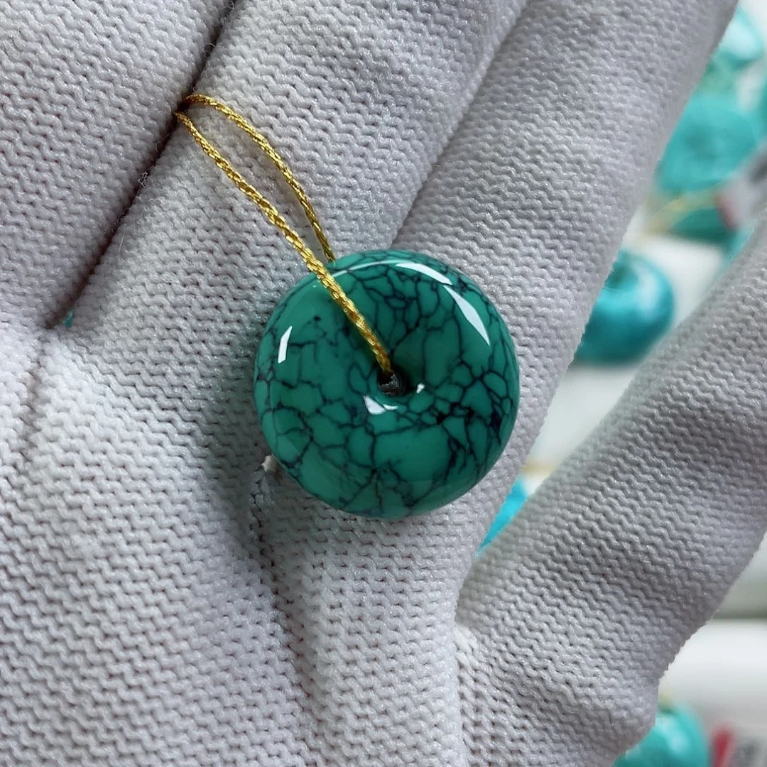 绿松石车挂未镶嵌