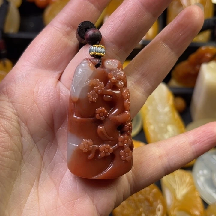 石英质玉吊坠(不含链)未镶嵌风**起