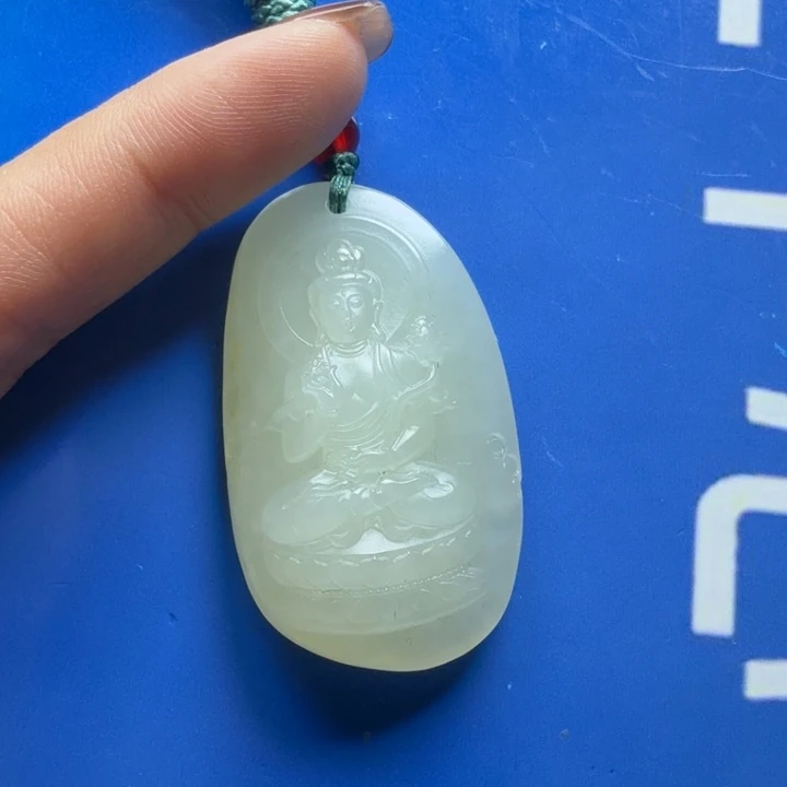 用***3和田玉未镶嵌挂件