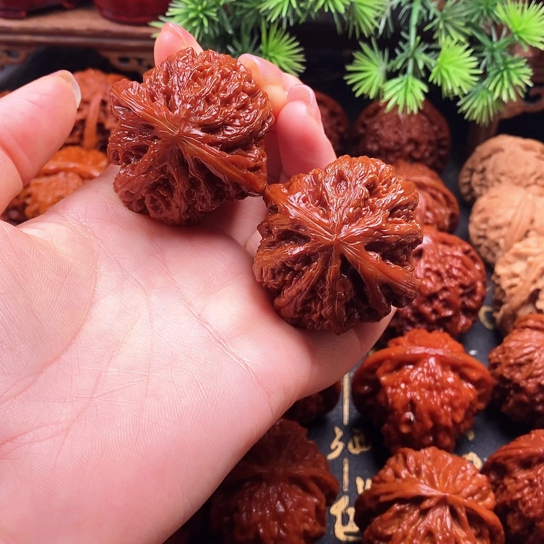 文玩核桃把件粗筋