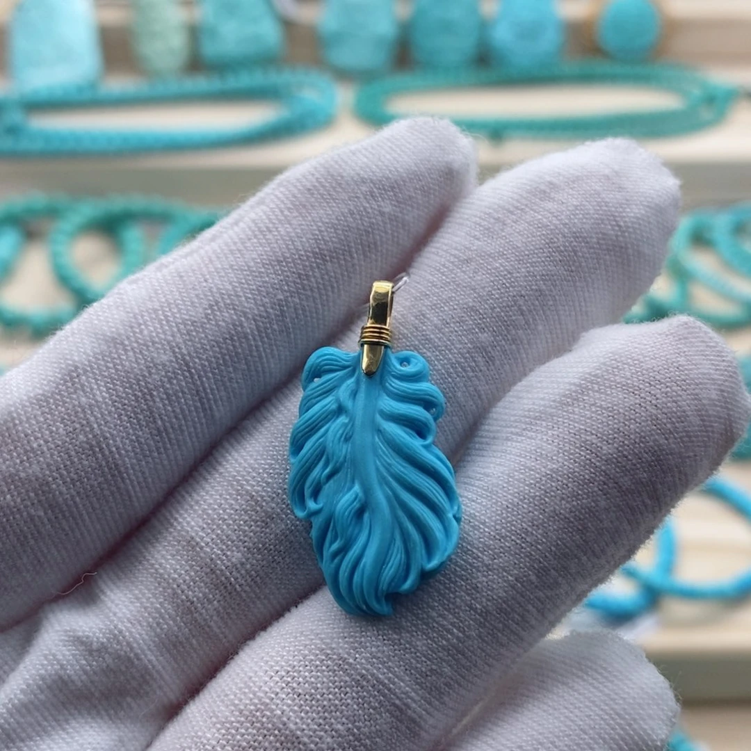 绿松石珠宝奇石未镶嵌