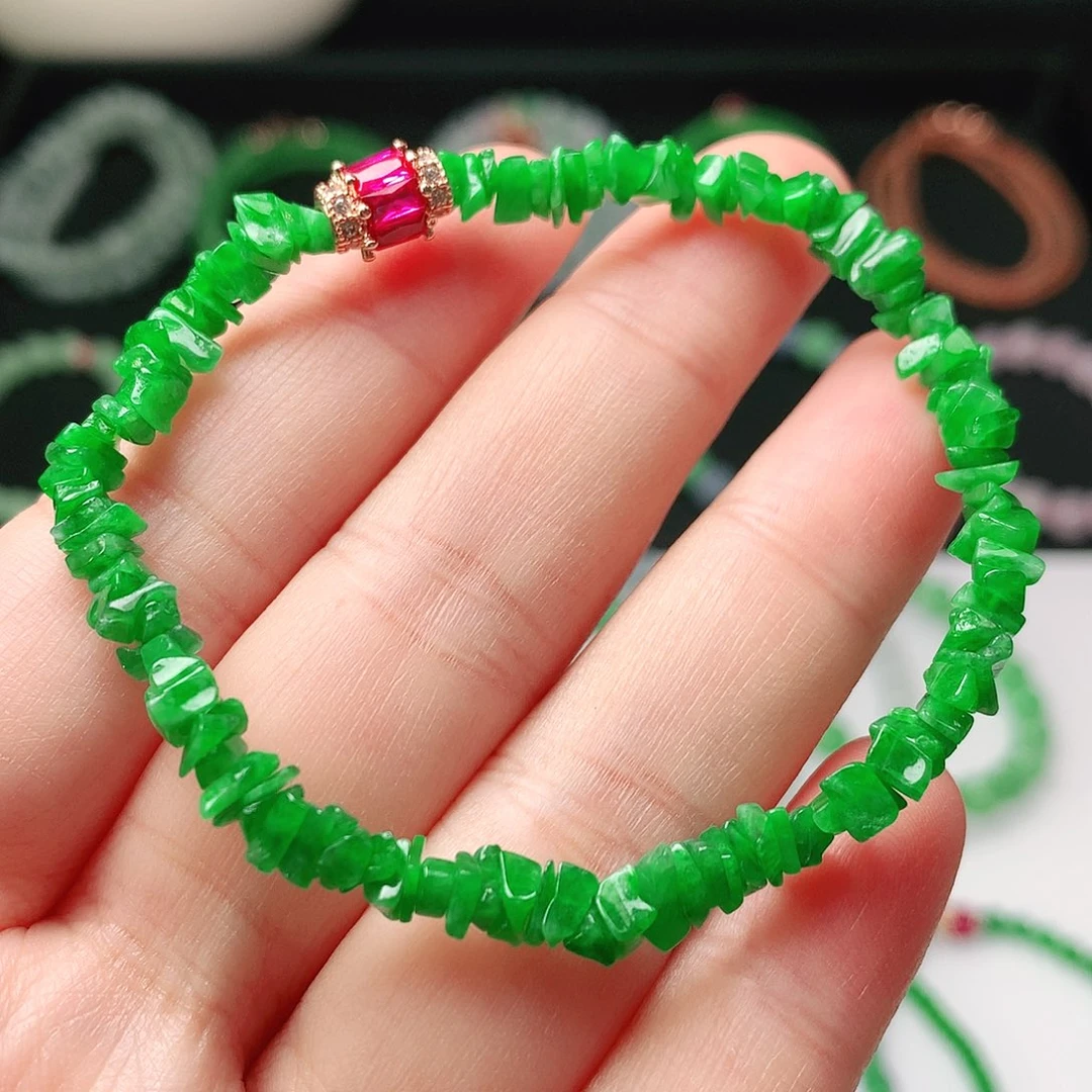 翡翠未镶嵌手链翡翠