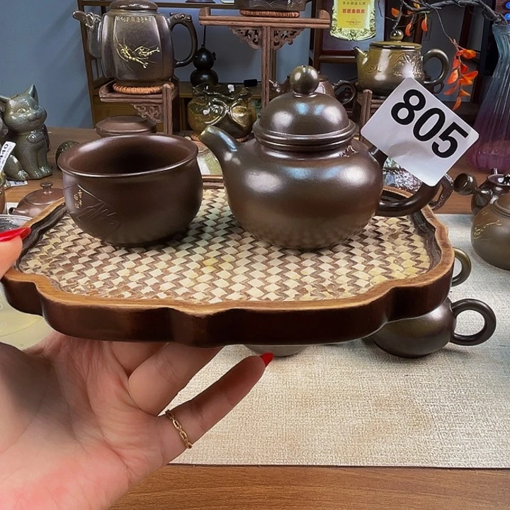 柴烧壶泡茶香柴燒壺泡茶香