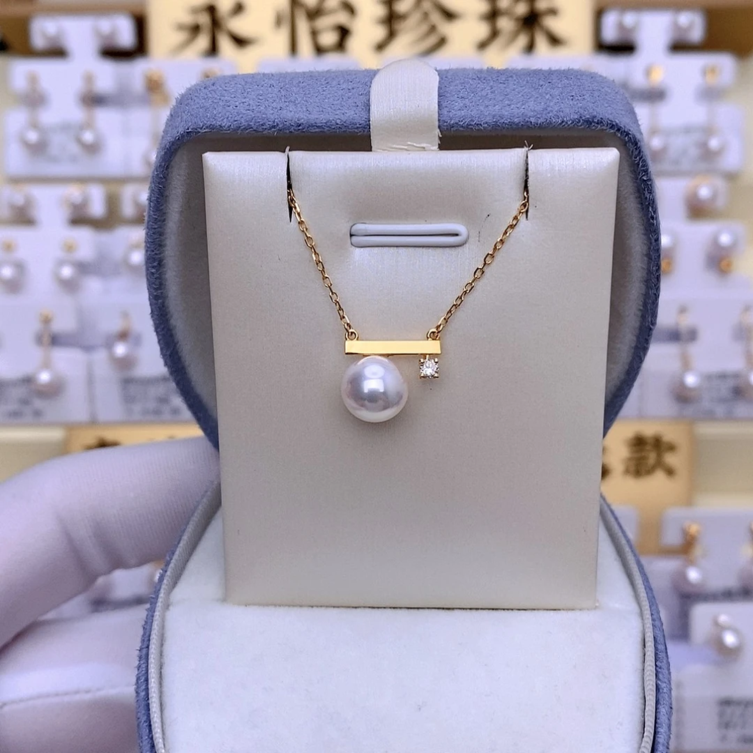 套链海水珍珠18K金镶嵌