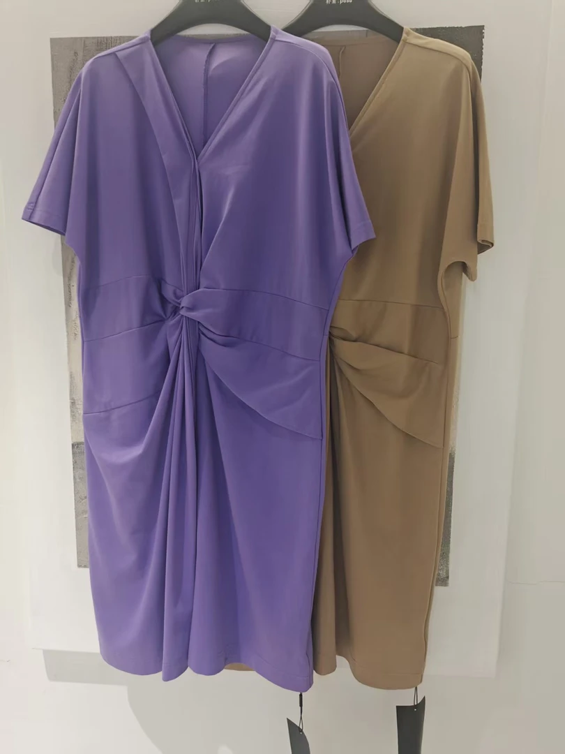 【木朴素连衣裙25】百搭高品质气质休闲连衣裙3261