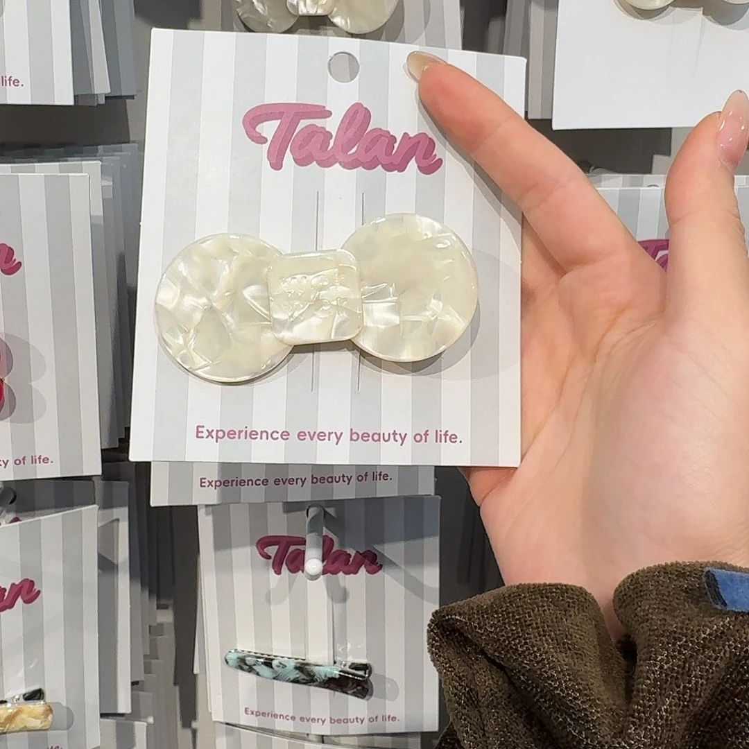 非金属布艺白色大蝴蝶结