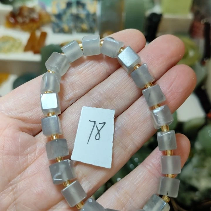 岫玉未镶嵌手串手串