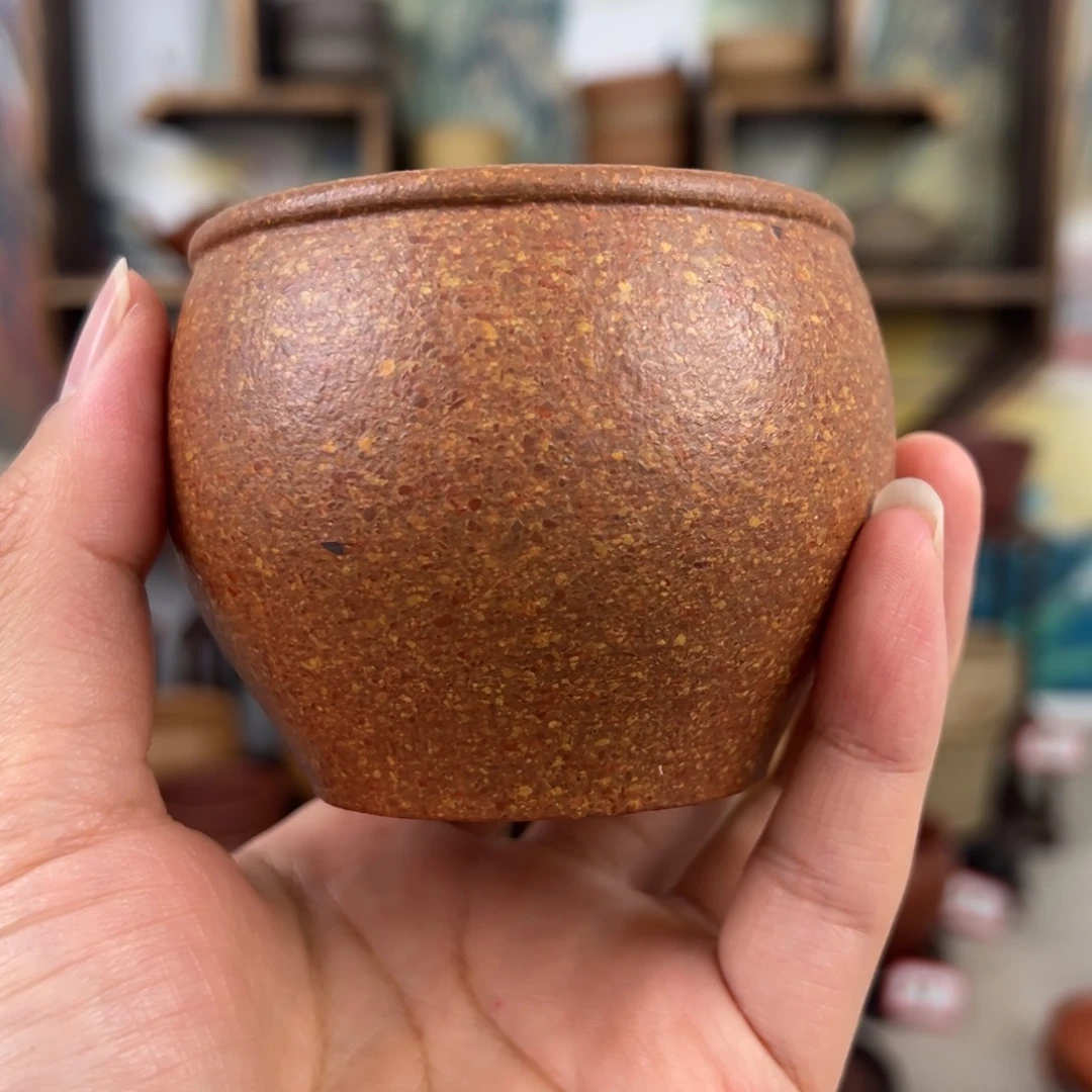 紫砂茶杯拙器甄选，纯原本矿。