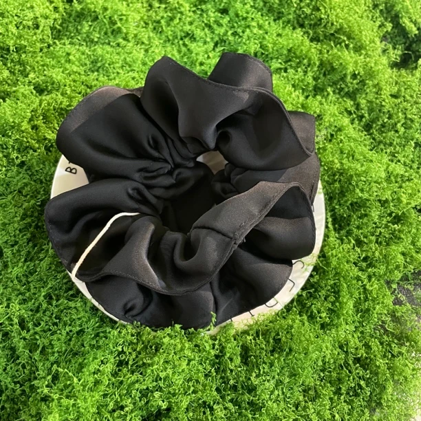 Y-018纯色露丝同款双层小蛮腰百搭发圈发饰时头饰简约