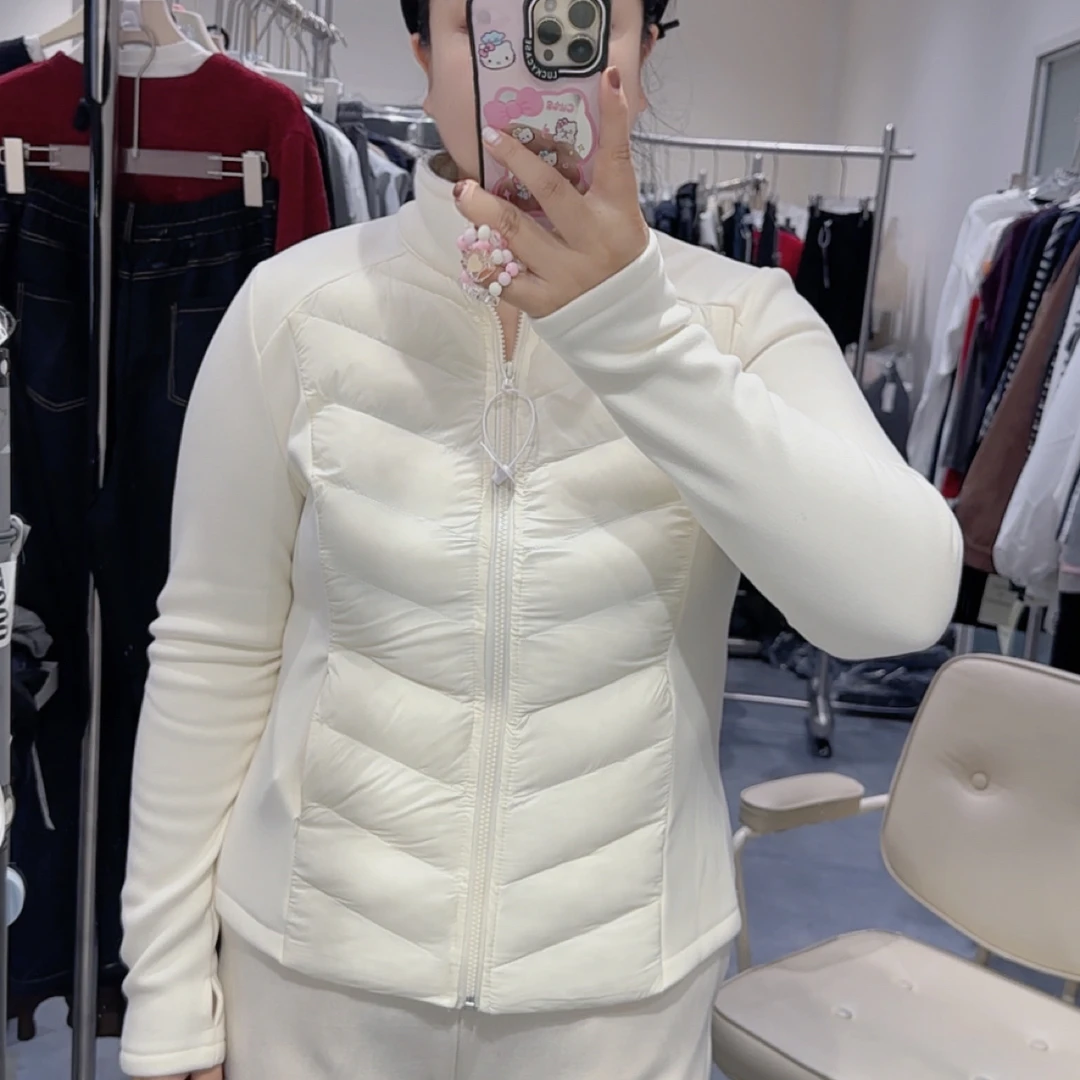 【YN】大码轻薄蚂蚁腰棉服外套