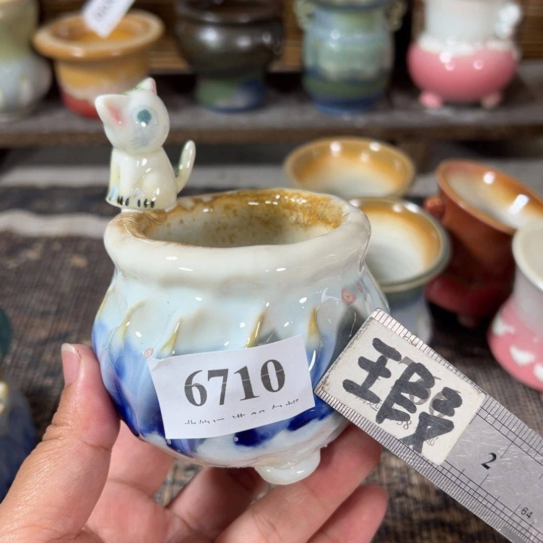 口5 手工花盆满30包邮