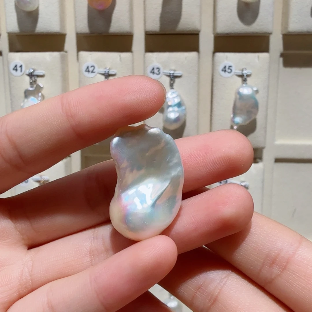 媛***兒颈饰银S925镶嵌淡水珍珠