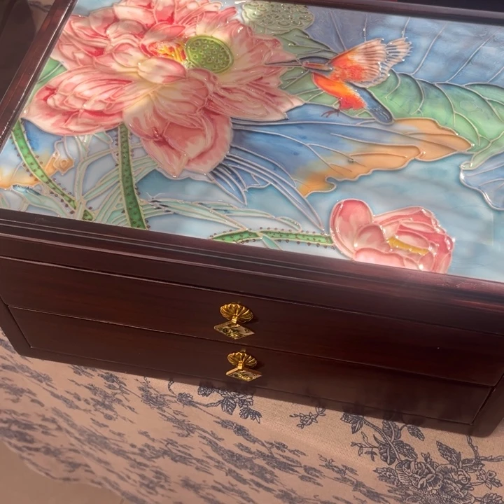 加大款瓷板画艺术微微瑕
