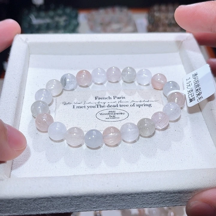 水晶手链未镶嵌321号主图手串  9+