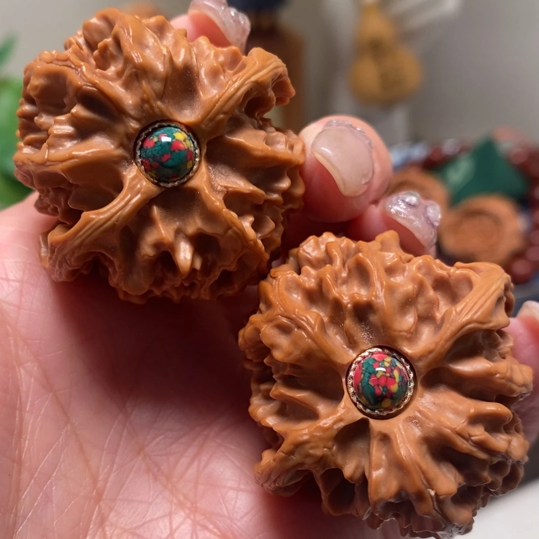 文玩核桃把件41尺寸苹果园