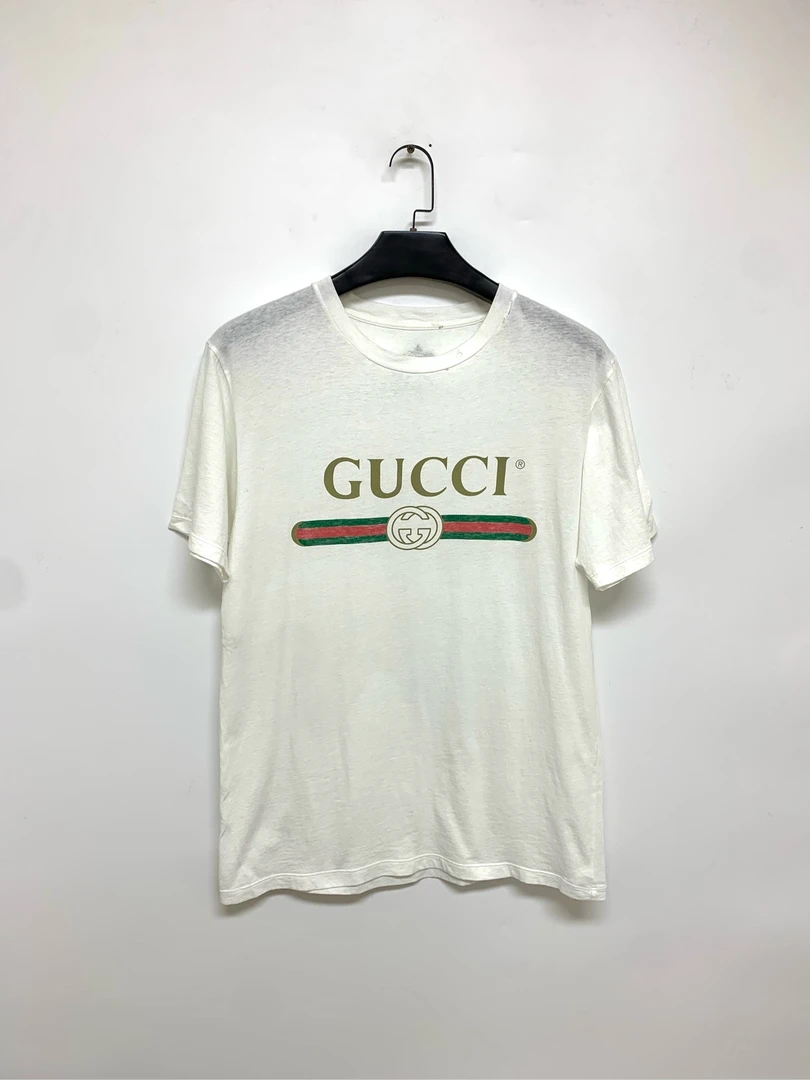 90新 GUCCI/古驰 【Gucci】腰带短袖/Xs码/领标 洗标丢失/