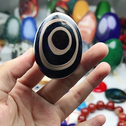 玛瑙/玉髓未镶嵌珠宝半成品蛋*